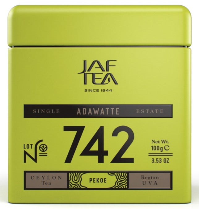 Adawatte - Té en hoja - Single Estate - Caja de metal 100g.